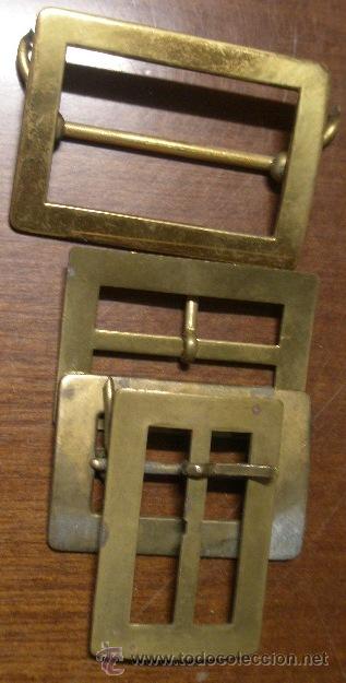 Militaria: 4 hebillas - Foto 1