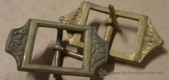 Militaria: 2 hebillas de correaje - Foto 1