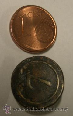 Militaria: Bot&oacute;n franc&eacute;s n&ordm; 7, peque&ntilde;o - Foto 1