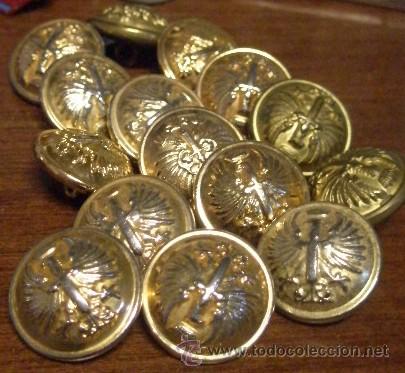 Militaria: Lote de 15 botones - Foto 1