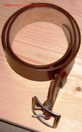 Militaria: Cintur&oacute;n de cuero marr&oacute;n, RDA - Foto 9