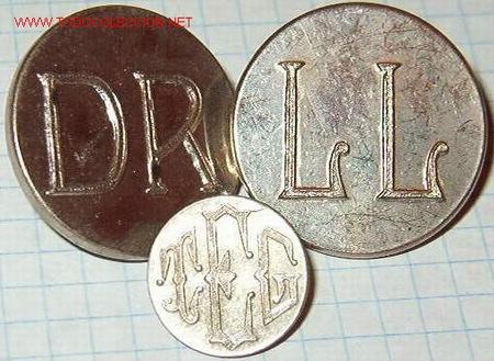 Militaria: Lote de 3 botones. - Foto 1