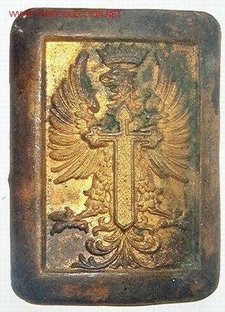 Militaria: Chapa de cintur&oacute;n de Franco. - Foto 1