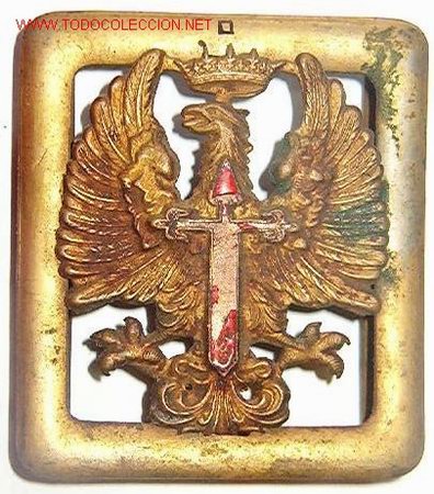 Militaria: Chapa de cintur&oacute;n de gala. - Foto 1