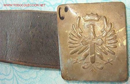 Militaria: Cintur&oacute;n de faena. - Foto 1