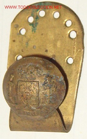 Militaria: Bot&oacute;n trasero de Infanter&iacute;a. - Foto 1