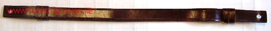 Militaria: Barboquejo marr&oacute;n. - Foto 1