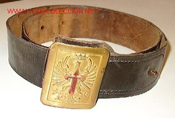 Militaria: Cintur&oacute;n de faena. - Foto 1