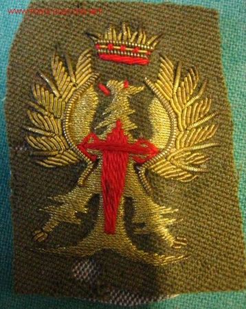 Militaria: Galleta &aacute;guila bordada - Foto 1