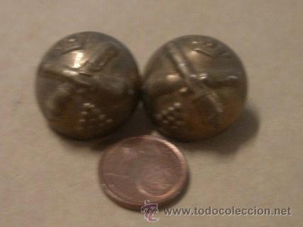 Militaria: Dos botones de artiller&iacute;a - Foto 1