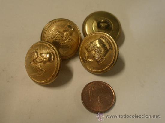 Militaria: 4 botones Franceses - Foto 1