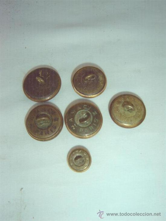 Militaria: 6 botones militar marina - Foto 2