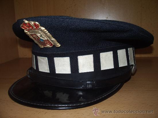 Militaria: GORRA de POLIC&Iacute;A. - Foto 1