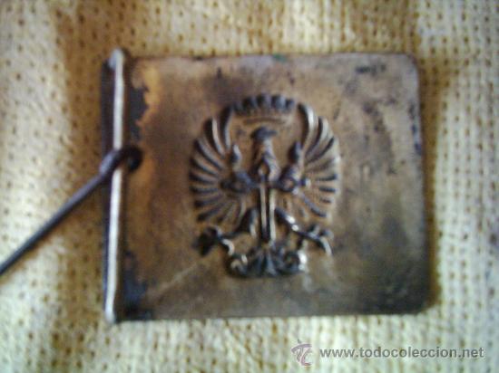 Militaria: hebilla para ejercito epoca franco - Foto 2