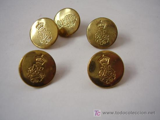 Militaria: Botones con escudo y corona - Foto 3