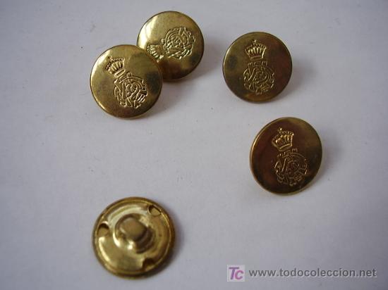 Militaria: Botones con escudo y corona - Foto 2