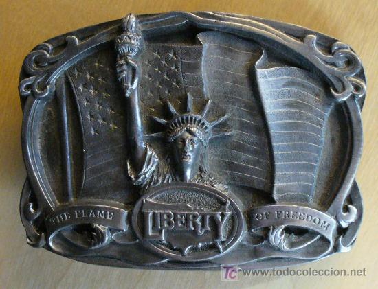 Militaria: HEBILLA USA-LIBERTY - Foto 1