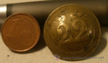 Militaria: Bot&oacute;n 22 Franc&eacute;s - Foto 1