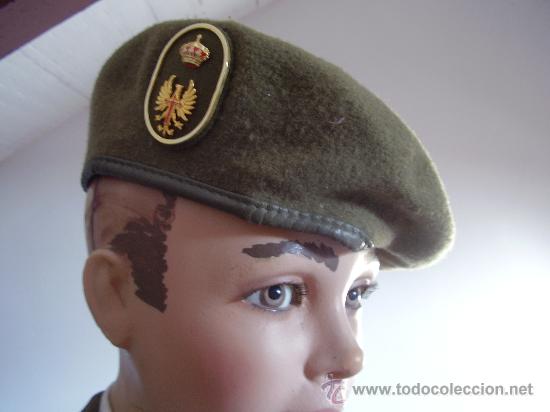 Militaria: BOINA DEL EJERCITO ESPA&Ntilde;Ol, TALLA 57