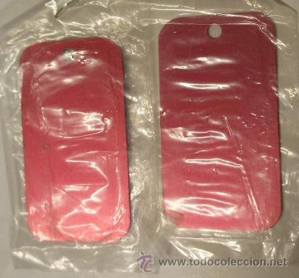 Militaria: 2 chapas de identificaci&oacute;n - Foto 1