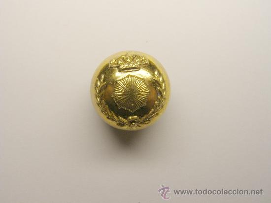 Militaria: Bot&oacute;n alfonsino de Intendencia del Ej&eacute;rcito. - Foto 1