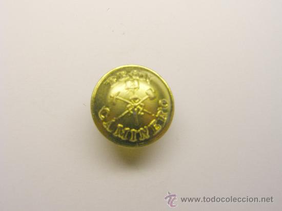 Militaria: Bot&oacute;n de Peon Caminero, para gorra. - Foto 1