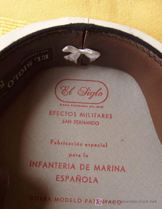 Militaria: GORRA DE INFANTERIA DE MARINA - Foto 3