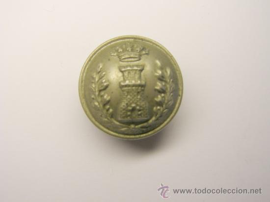 Militaria: Bot&oacute;n alfonsino de Ingenieros. - Foto 1