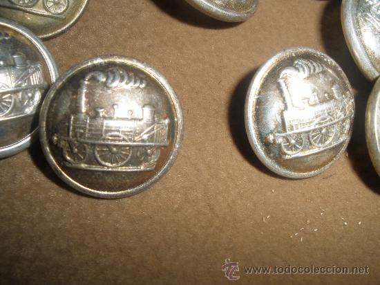 Militaria: BOTONES DE  FERROCARRILES ANTIGUOS - Foto 2