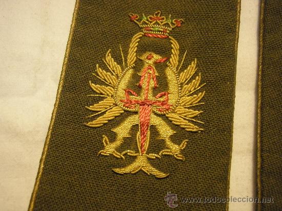Militaria: PALAS BORDADAS EJERCITO FRANCO - Foto 2