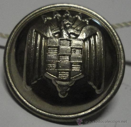 Militaria: Bot&oacute;n del SEU, grande, plateado. - Foto 1