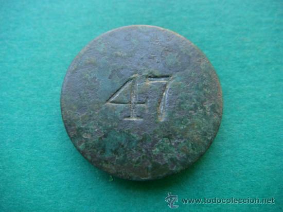 Militaria: Bot&oacute;n, Regim. N&ordm;47 - Foto 1