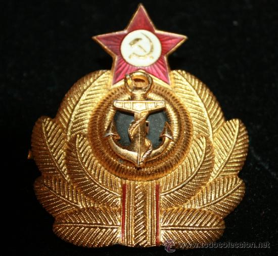 Militaria: COCARDA DE GORRA SOVIETICA-MARINA - Foto 1