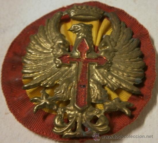Militaria: Galleta para gorra de plato - Foto 1