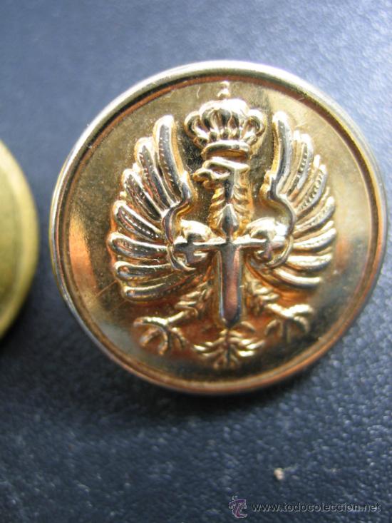 Militaria: 2 Botones del Ejercito Espa&ntilde;ol - Foto 3