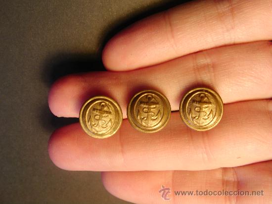 Militaria: 3 botones militares. - Foto 1