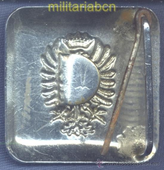 Militaria: Hebilla de tropa del Ej&eacute;rcito. &Eacute;poca de Franco. - Foto 2