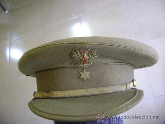Militaria: Gorra de plato de alf&eacute;rez, Ej&eacute;rcito espa&ntilde;ol - Foto 1
