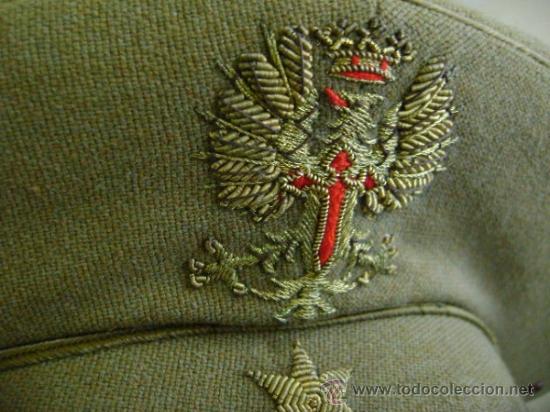 Militaria: Gorra de plato de alf&eacute;rez, Ej&eacute;rcito espa&ntilde;ol - Foto 2