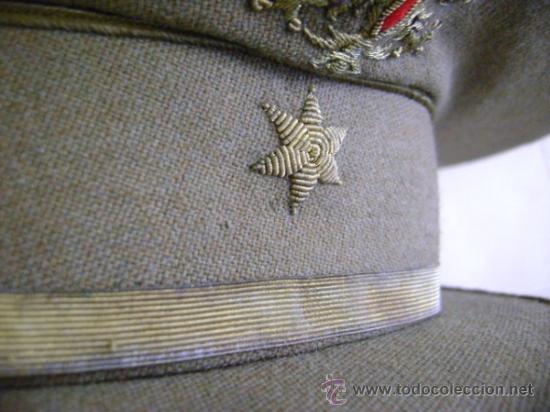 Militaria: Gorra de plato de alf&eacute;rez, Ej&eacute;rcito espa&ntilde;ol - Foto 3