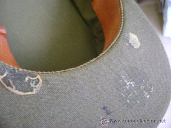 Militaria: Gorra monta&ntilde;era de sargento, Ej&eacute;rcito espa&ntilde;ol, con manchas - Foto 6