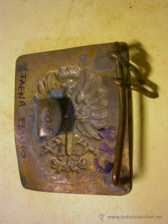 Militaria: HEBILLA FAENA EPOCA FRANCO - Foto 2