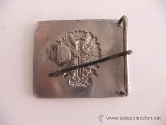 Militaria: hebilla ejercito epoca franco - Foto 2