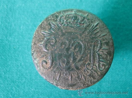 Militaria: Boton militar antiguo - Foto 1