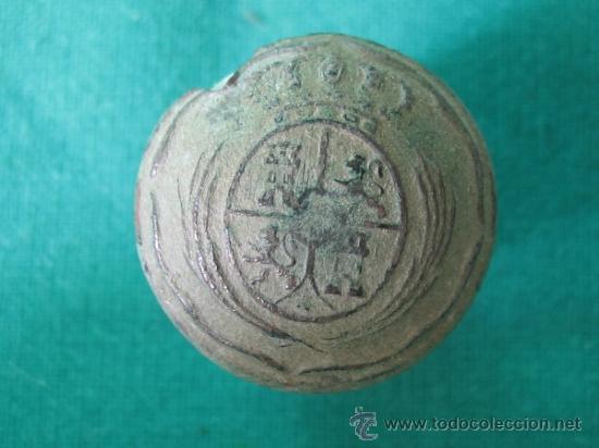 Militaria: Boton militar antiguo - Foto 1