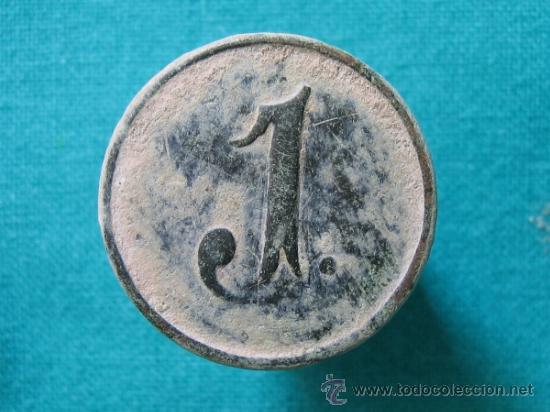 Militaria: Boton militar antiguo. - Foto 1