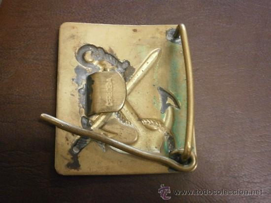Militaria: Hebilla de la compa&ntilde;&iacute;a del mar de Melilla - Foto 2