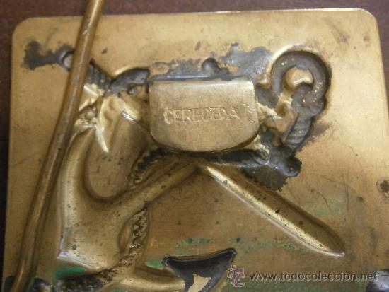 Militaria: Hebilla de la compa&ntilde;&iacute;a del mar de Melilla - Foto 3