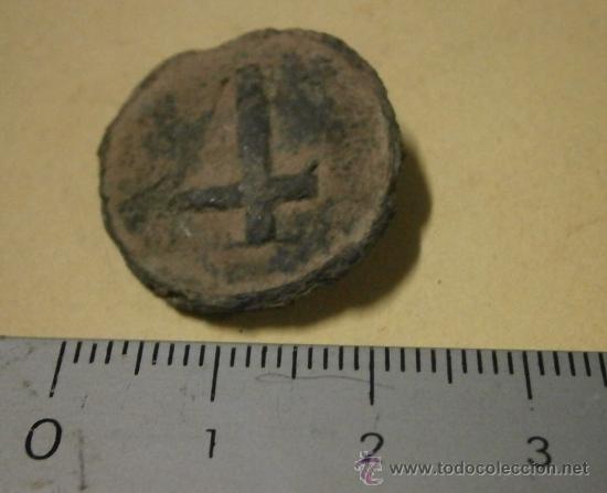 Militaria: Bot&oacute;n n&ordm;4, grande. - Foto 1