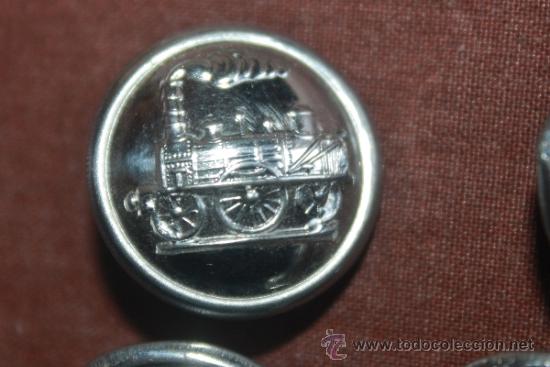 Militaria: BOTONES DE TRENES DE LA REPUBLICA - Foto 2